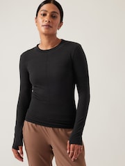 Athleta Black Ascent Seamless Top - Image 1 of 3
