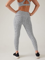 Athleta Black/White Ultimate Stash 7/8 Leggings - Image 2 of 5