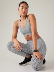 Athleta Black/White Ultimate Stash 7/8 Leggings - Image 3 of 5