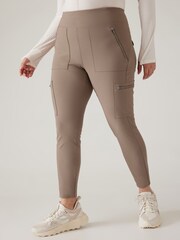 Athleta Beige Headlands Hybrid Cargo Leggings - Image 1 of 5