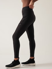 Athleta Black Headlands Hybrid Cargo Six Pocket Leggings - Image 3 of 6