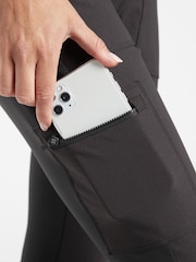 Athleta Black Headlands Hybrid Cargo Six Pocket Leggings - Image 4 of 6