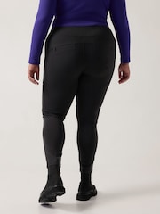 Athleta Black Headlands Hybrid Cargo Six Pocket Leggings - Image 6 of 6