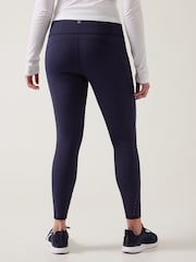 Athleta Navy Blue Rainier High Waisted Pocket Leggings - Image 4 of 6