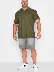BadRhino Big & Tall Grey Denim Shorts - Image 2 of 4