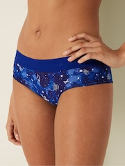 Victoria's Secret PINK Beaming Blue Constellation Print Logo Hipster Knickers - Image 1 of 2