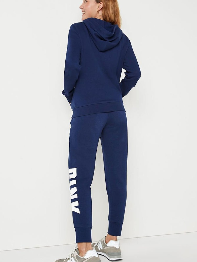 Victoria's Secret PINK Navy Blue Fleece Lounge Jogger - Image 2 of 4 Victoria's Secret PINK Navy Blue Fleece Lounge Jogger - Image 2 of 4