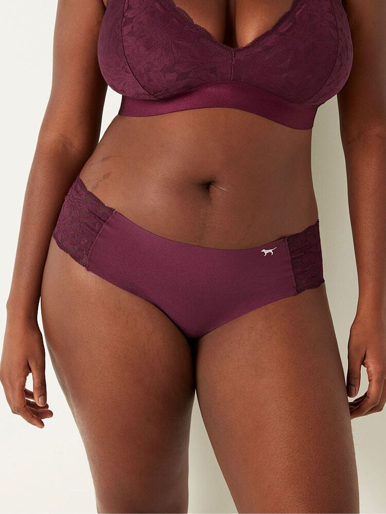 Victoria's Secret PINK Rich Maroon Red No Show Cheeky Knickers - Image 1 of 2 Victoria's Secret PINK Rich Maroon Red No Show Cheeky Knickers - Image 1 of 2