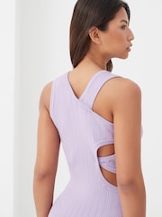 4th & Reckless Purple Effie Knitted Midi Dress - Image 2 of 5