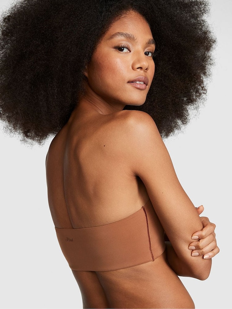 Victoria's Secret PINK Caramel Nude Bandeau Bralette - Image 2 of 3