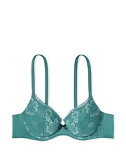 Victoria's Secret French Sage Blue Lace Lightly Lined Demi Bra - Image 3 of 3
