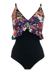 Maillot de bain Pour Moi Hot Spots gainant à volants - Image 4 de 5