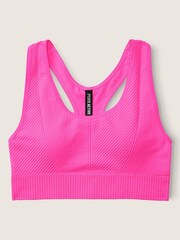 Victoria's Secret PINK Atomic Pink Seamless Lightly Lined Low Impact Racerback Sports Bra - Image 4 of 4