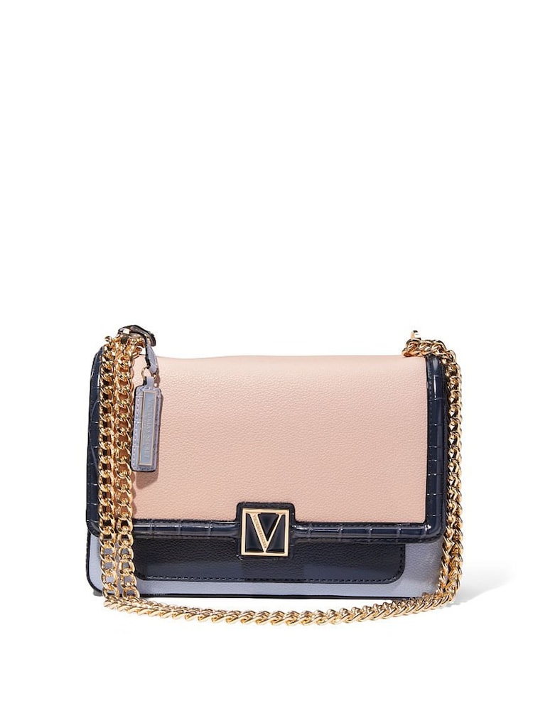 Victoria's Secret Pastel Pink Colourblock Medium Shoulder Bag - Image 1 of 4