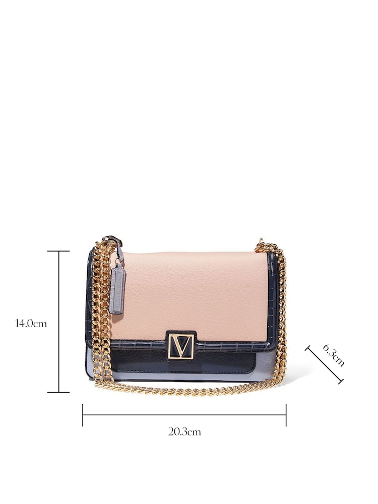 Victoria's Secret Pastel Pink Colourblock Medium Shoulder Bag - Image 5 of 5 Victoria's Secret Pastel Pink Colourblock Medium Shoulder Bag - Image 5 of 5