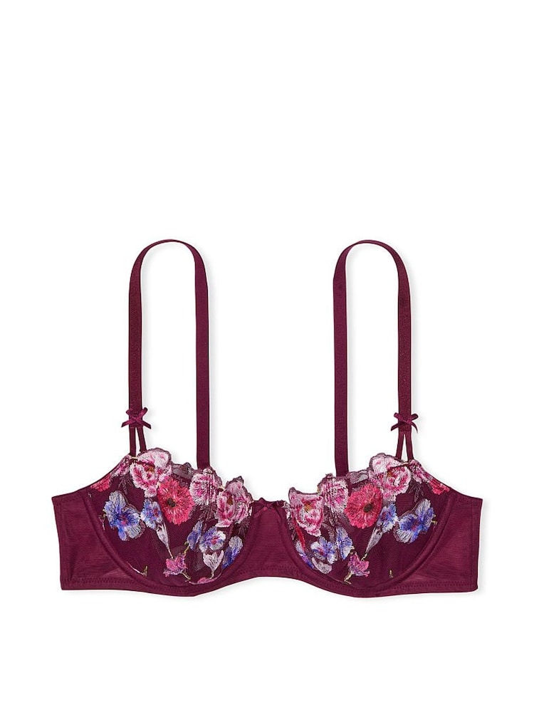 Maple Cross Bra / 葡萄茶(burgundy) main image 1