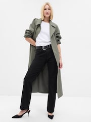 Gap Black High Waisted Straight 90s Loose Jeans - Image 1 of 7