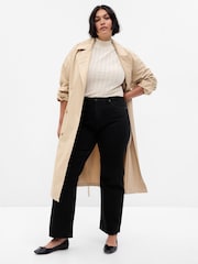 Gap Black High Waisted Straight 90s Loose Jeans - Image 5 of 7