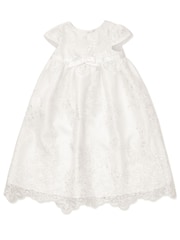 Lipsy White Baby Lace Christening Dress - Image 4 of 4