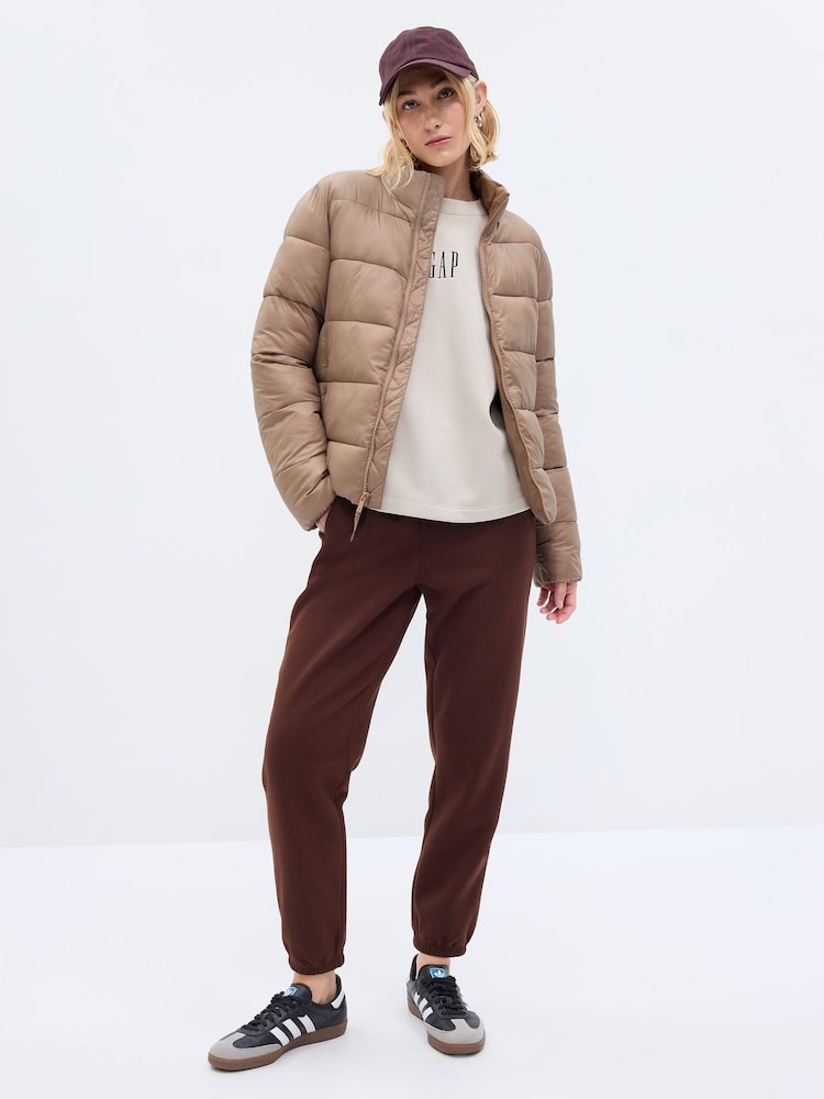 Gap Brown ColdControl Puffer Jacket - Image 1 of 2 Gap Brown ColdControl Puffer Jacket - Image 1 of 2