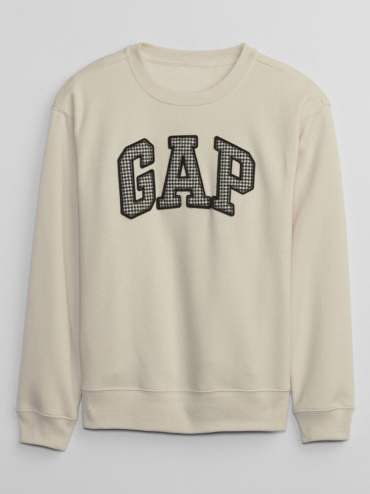 Gap Cream Relaxed Original Logo Sweatshirt - Image 1 of 1