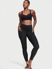 Victoria's Secret Black Ruched Pocket Legging - Image 3 of 4