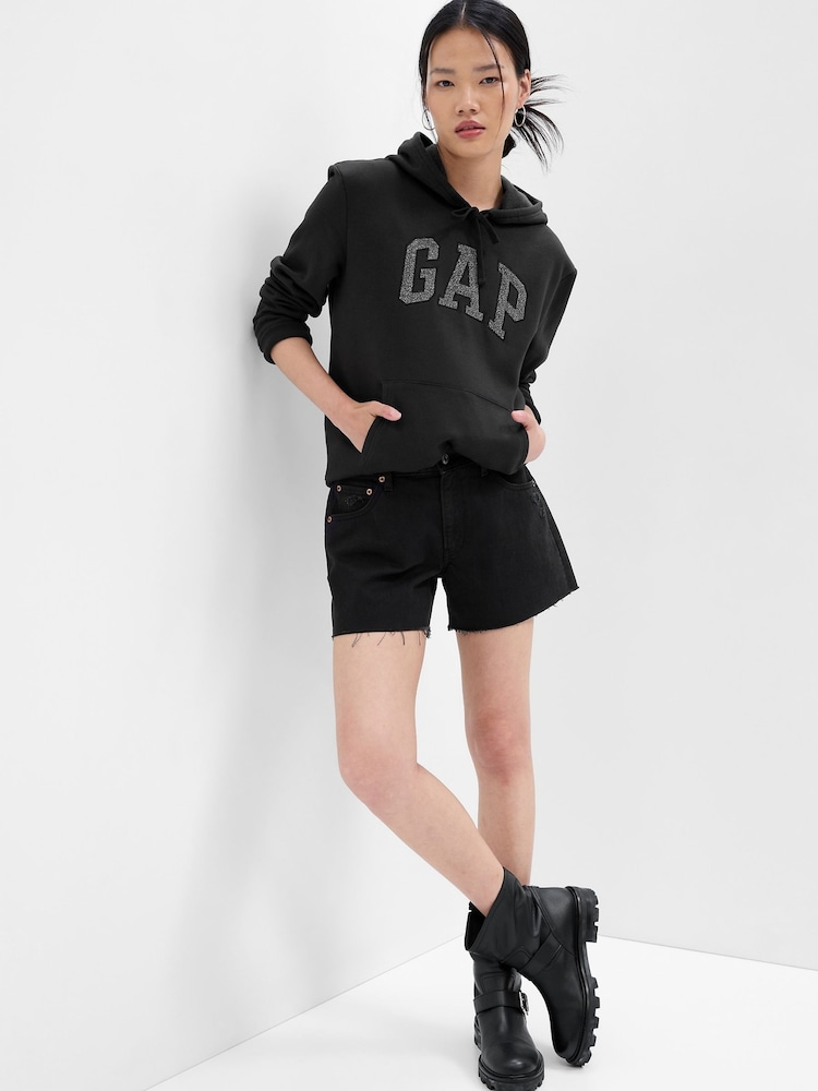 Gap Black Logo Hoodie - Image 1 of 1 Gap Black Logo Hoodie - Image 1 of 1