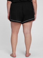 Gap Black Soft Cosy Pyjama Shorts - Image 2 of 4