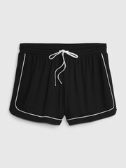 Gap Black Soft Cosy Pyjama Shorts - Image 4 of 4