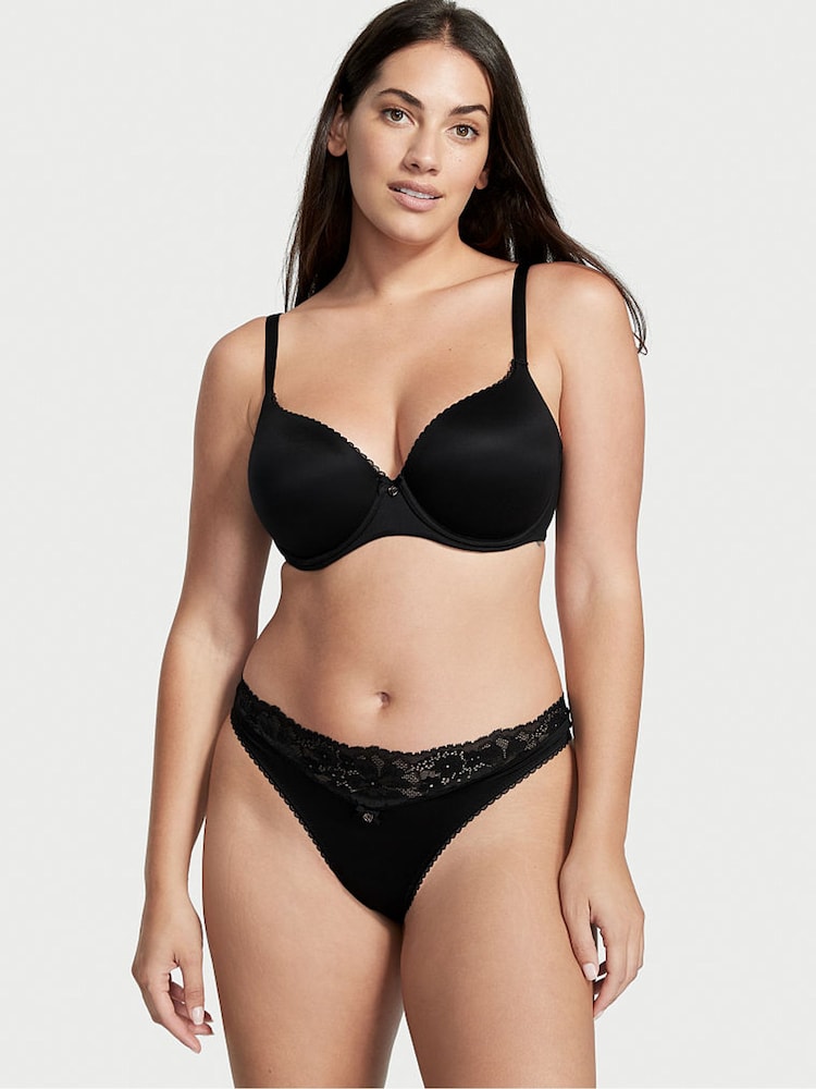 Victoria's Secret Black Demi Bra - Image 1 of 3 Victoria's Secret Black Demi Bra - Image 1 of 3