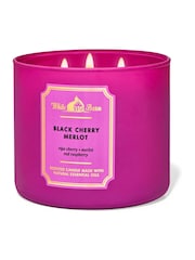 Bath & Body Works Black Cherry Merlot 3-Wick Candle 14.5 oz / 411 g - Image 3 of 3