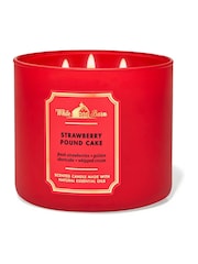Bath & Body Works Strawberry Pound Cake 3-Wick Candle 14.5 oz / 411 g - Image 1 of 1