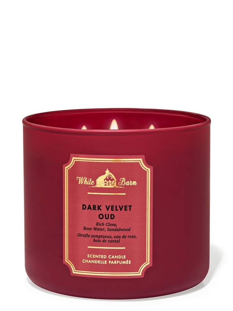 Bath & Body Works Dark Velvet Oud 3-Wick Candle 14.5 oz / 411 g - Image 1 of 5