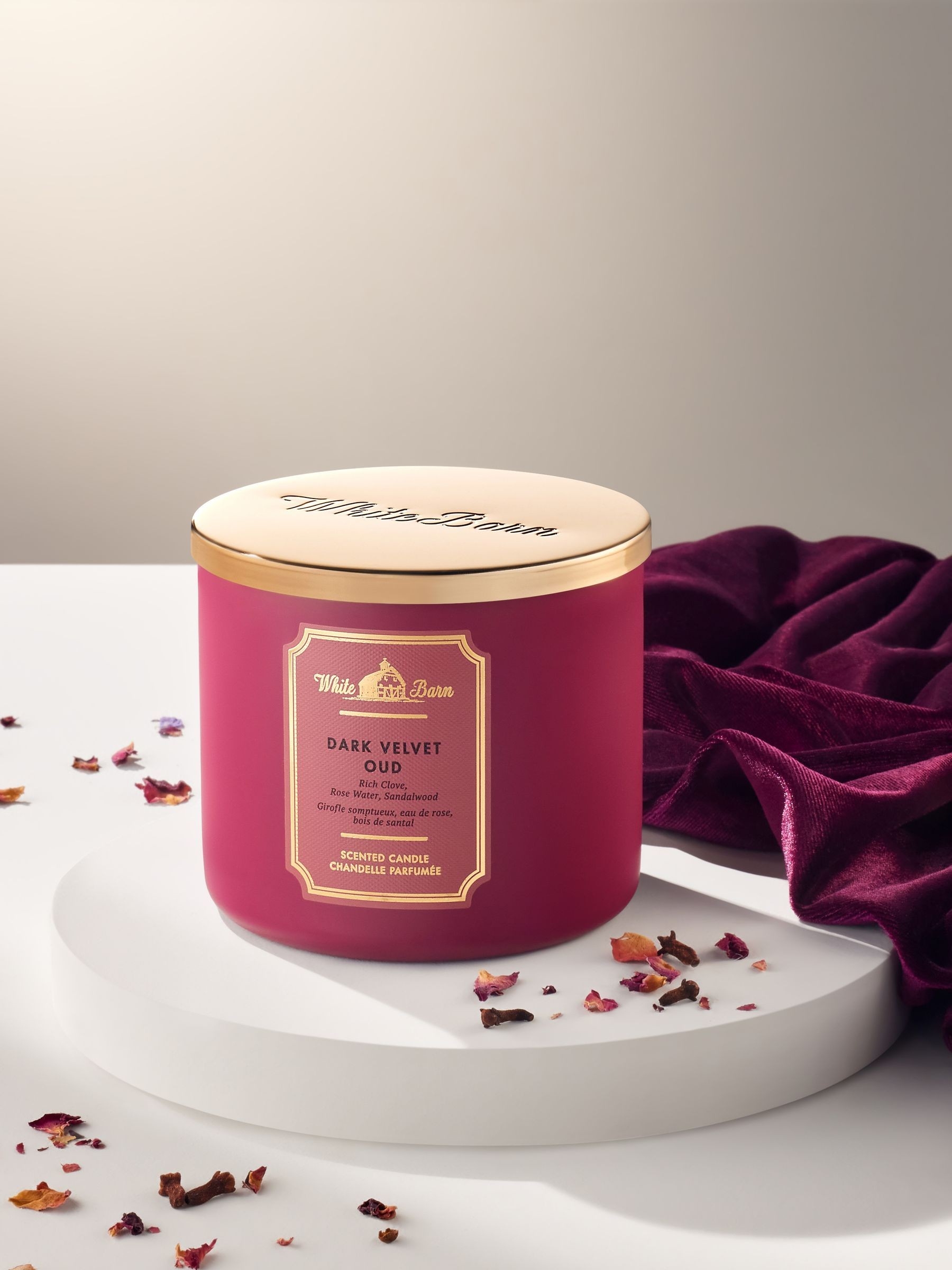 Buy Bath & Body Works Dark Velvet Oud 3-Wick Candle 14.5 oz / 411 g ...