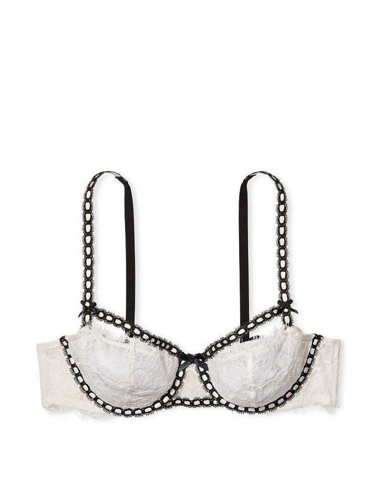 Victoria's Secret Coconut White Unlined Balcony Lace Unlined Balcony Bra - Image 3 of 3