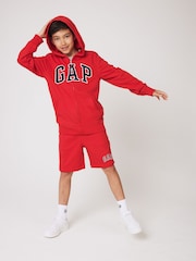 Rot - Gap Joggingshorts zum Hineinschlüpfen mit Logo (4–13 Jahre) - Bild 5 von 8