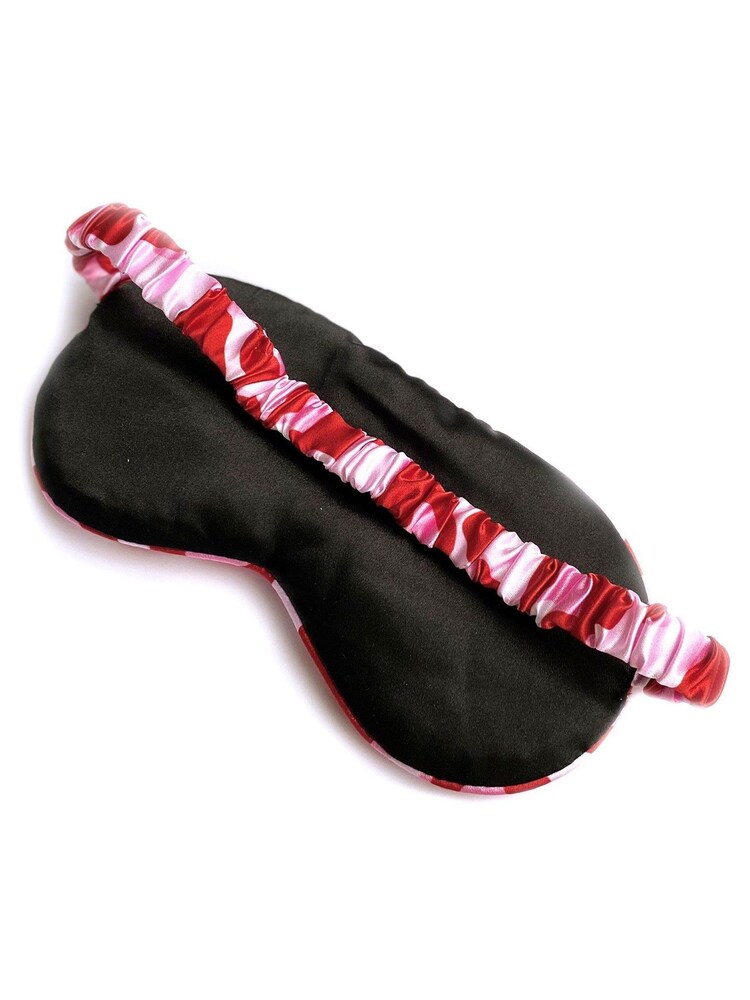 The Flat Lay Co. Oversized Satin Sleep Eye Mask - Image 2 of 2 The Flat Lay Co. Oversized Satin Sleep Eye Mask - Image 2 of 2