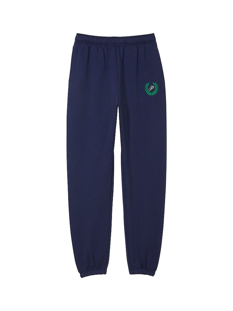 Victoria's Secret PINK Midnight Navy Blue Fleece Cuffed Jogger - Image 4 of 4
