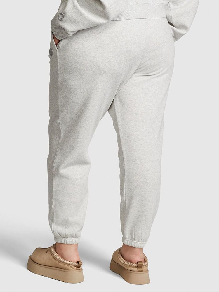 Victoria's Secret PINK Heather Grey Fleece Cuffed Jogger - Image 2 of 3