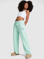 Victoria's Secret PINK Opal Blue Wide Leg Jogger - Image 1 of 4