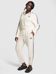 Victoria's Secret Creamer Beige Reverse Fleece Jogger - Image 1 of 4