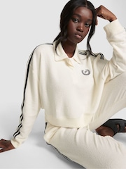Victoria's Secret Creamer Beige Reverse Fleece Jogger - Image 3 of 4