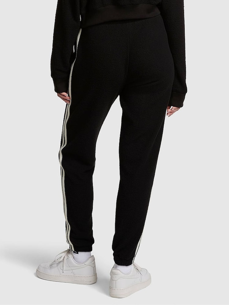 Victoria's Secret Pure Black Reverse Fleece Jogger - Image 2 of 4
