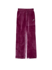 Victoria's Secret PINK Vivid Magenta Pink Velour Wide Leg Logo Jogger - Image 3 of 4