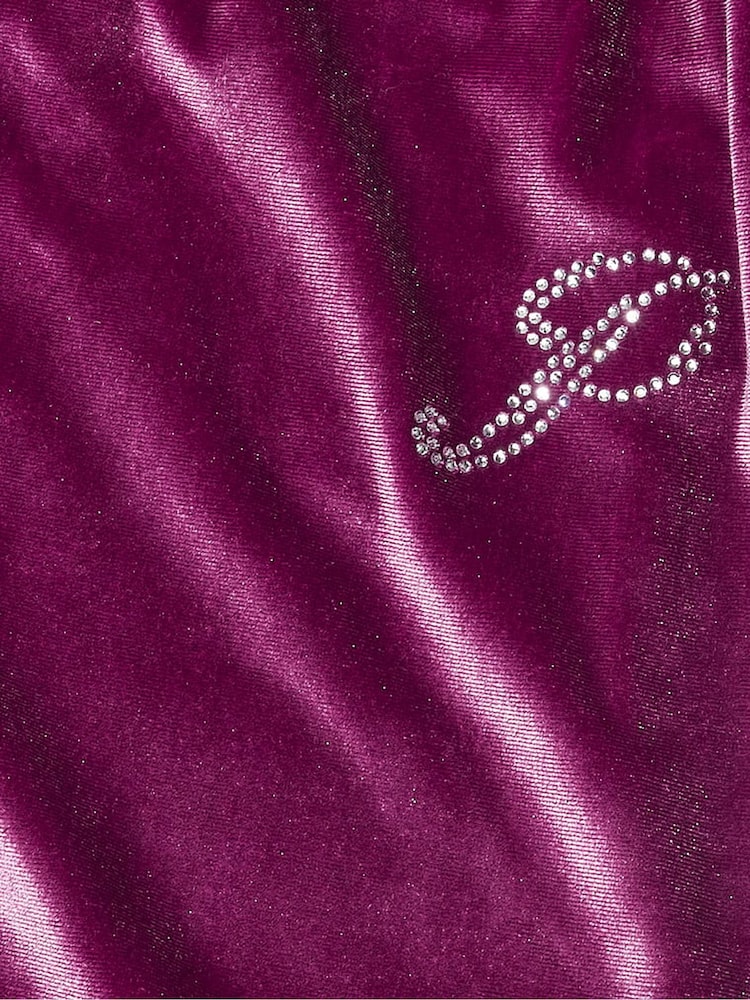 Victoria's Secret PINK Vivid Magenta Pink Velour Wide Leg Logo Jogger - Image 4 of 4 Victoria's Secret PINK Vivid Magenta Pink Velour Wide Leg Logo Jogger - Image 4 of 4