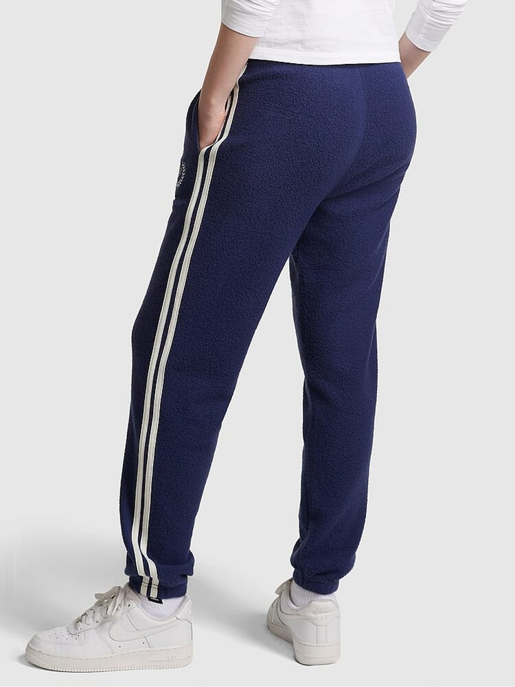Victoria's Secret Midnight Navy Blue Reverse Fleece Jogger - Image 2 of 4