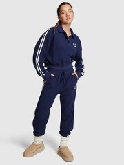 Victoria's Secret Midnight Navy Blue Reverse Fleece Jogger - Image 3 of 4