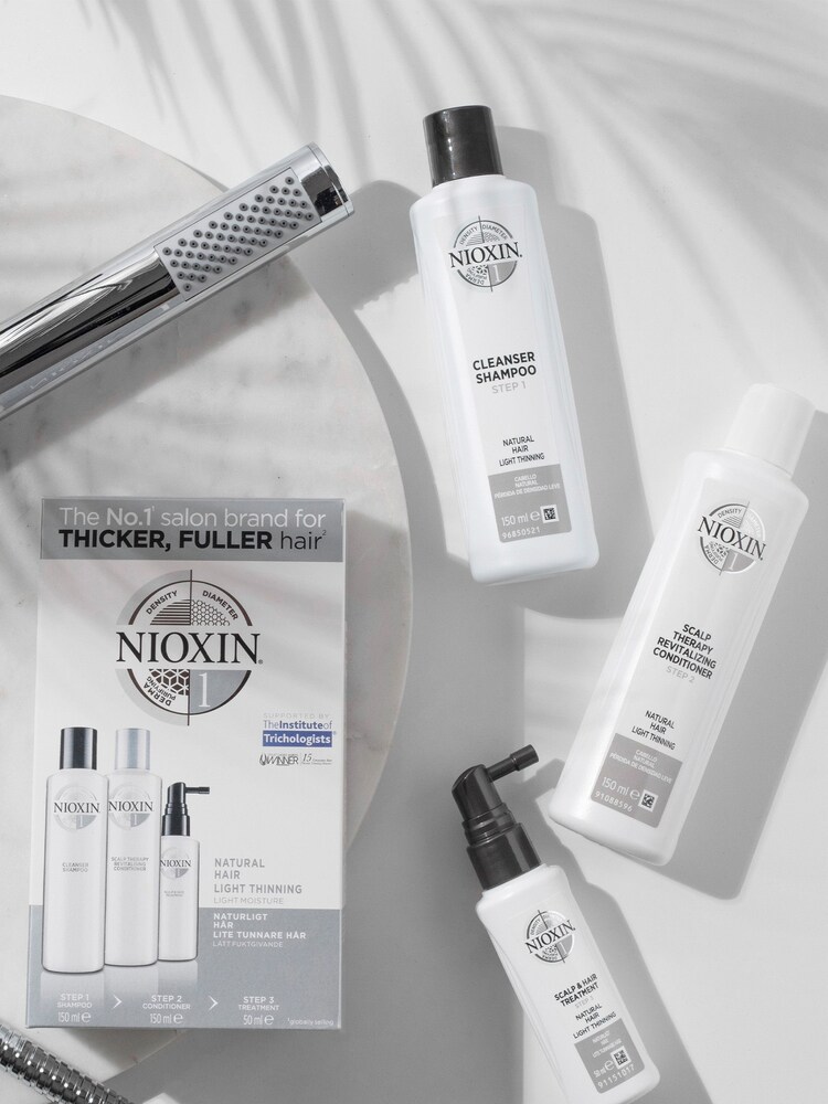 Nioxin 3-Part System 1 Trial Kit for Natural Hair with Light Thinning - Image 2 of 5