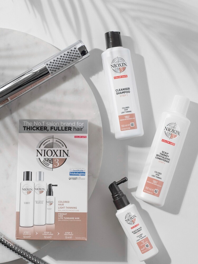 Nioxin 3-Part System 3 Trial Kit for Coloured Hair with Light Thinning - Image 5 of 5