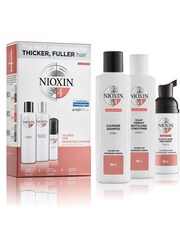 Nioxin 3-Part System 4 Trial Kit for Coloured Hair with Progressed Thinning - Image 1 of 5